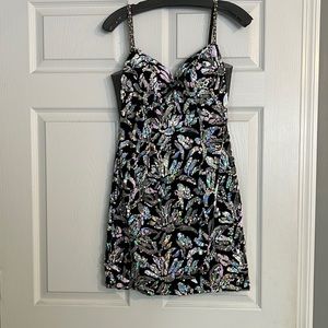 hoco dress, worn once, size 8